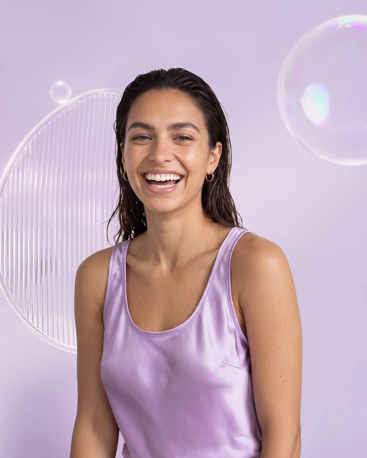 Woman in the More Play aura: visual from the PAFORY perfume advent calendar
