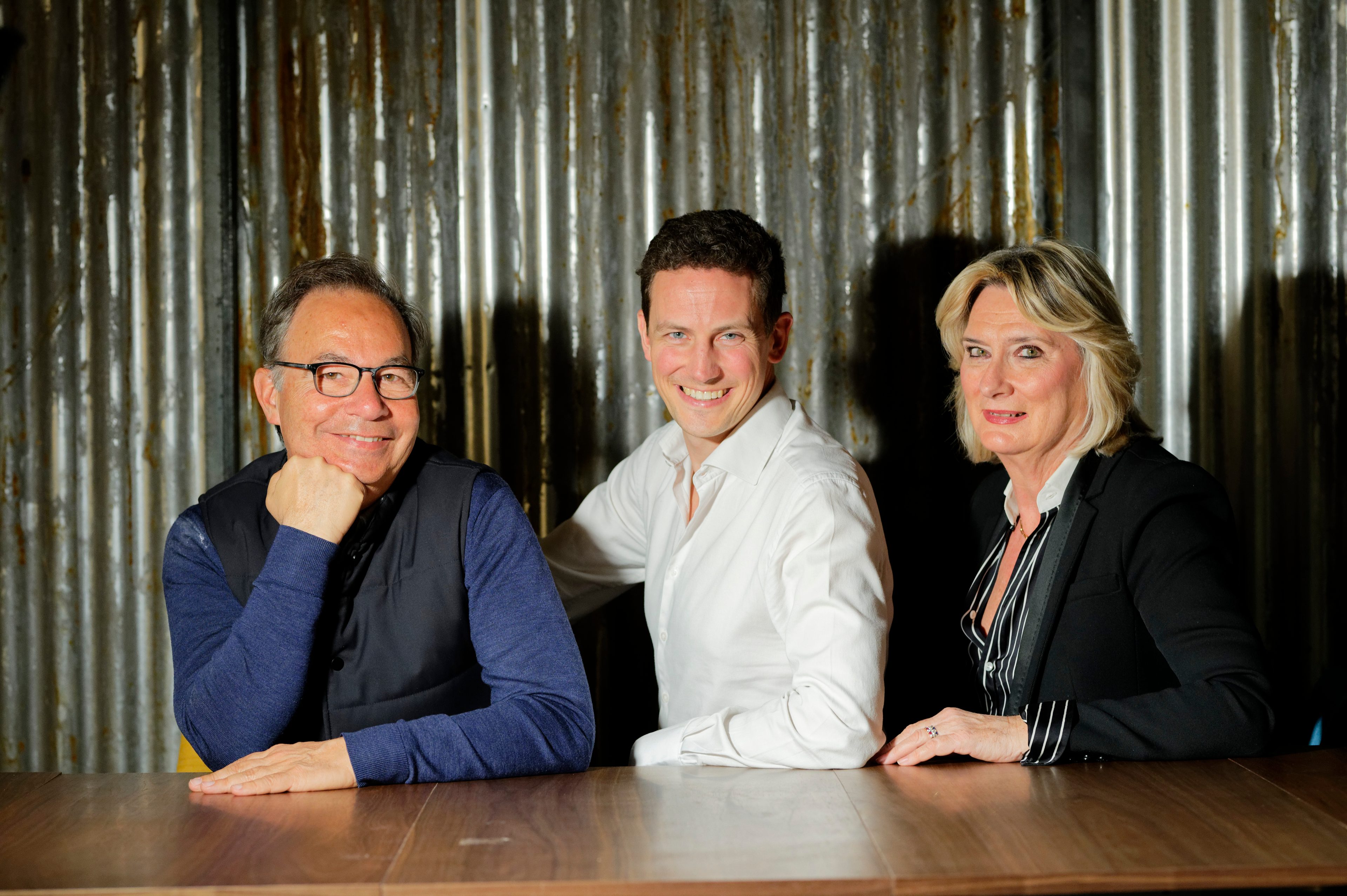 Brigitte Wormser, Thierry de Baschmakoff e Jean-Baptiste Roux