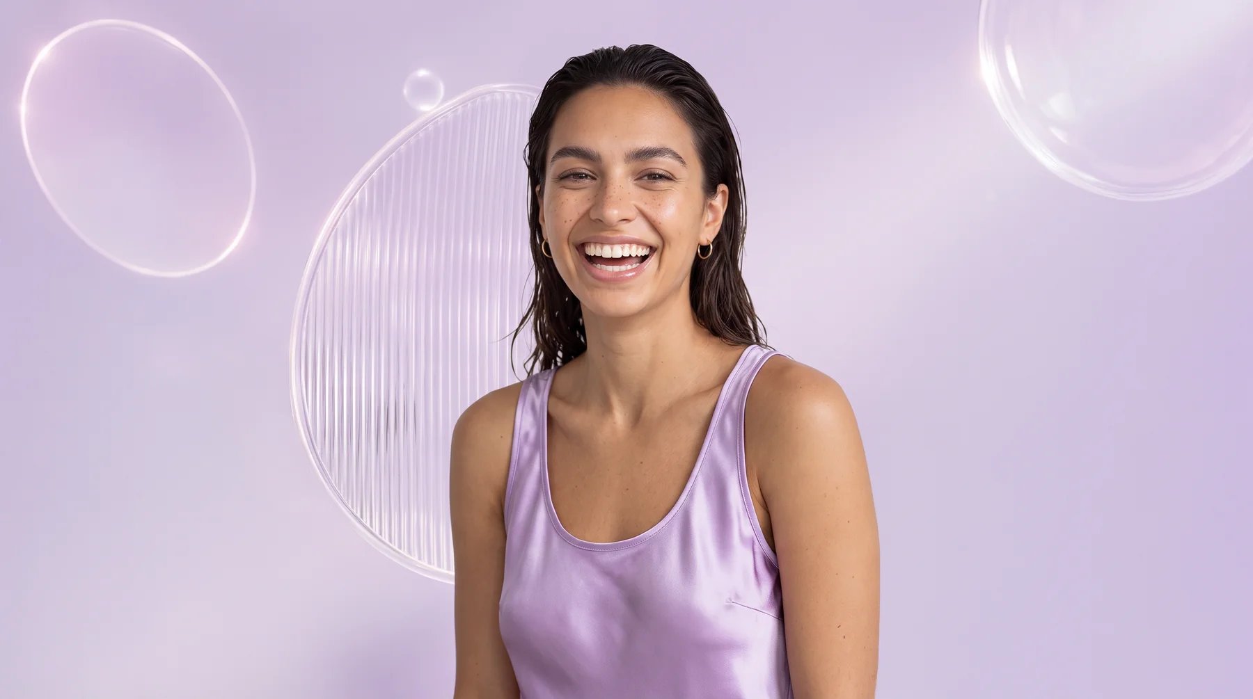 Woman in the More Play aura: visual from the PAFORY perfume advent calendar